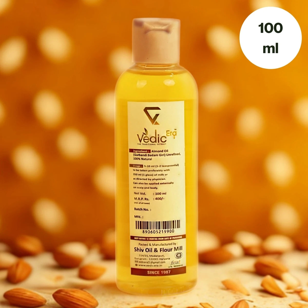 Wood Pressed Almond Oil
