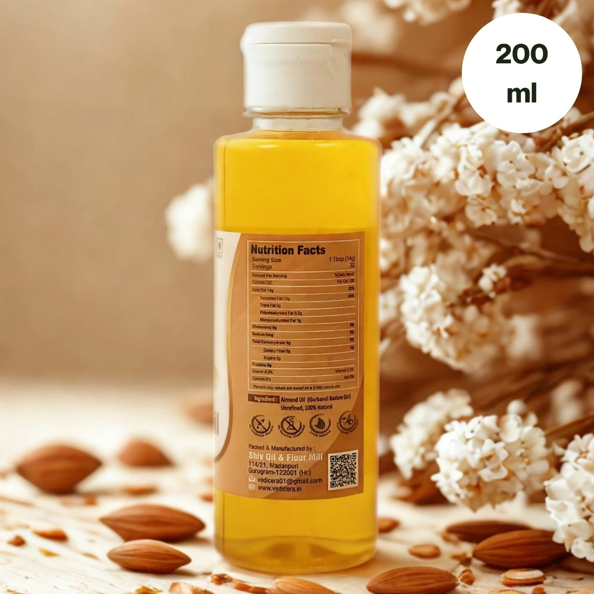 Wood Pressed Almond Oil