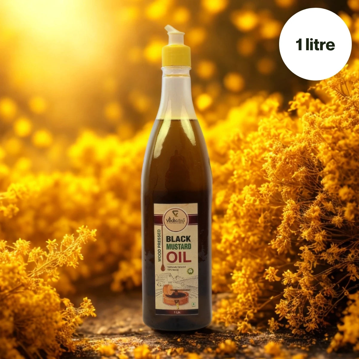 Wood Pressed Mustard Oil