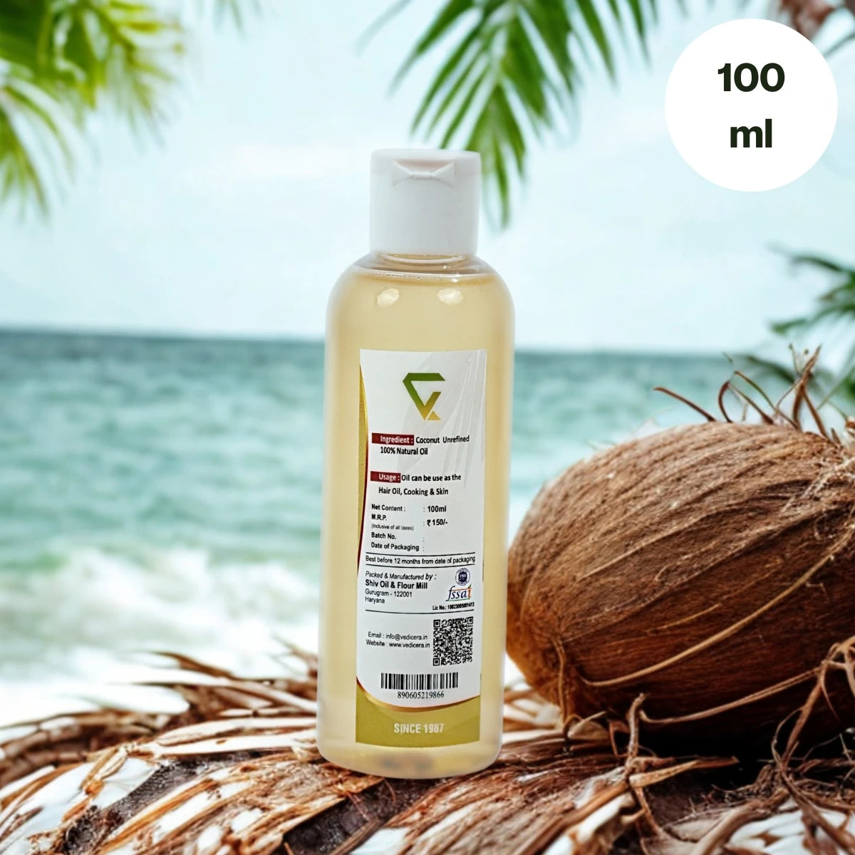 Wood Pressed Coconut Oil
