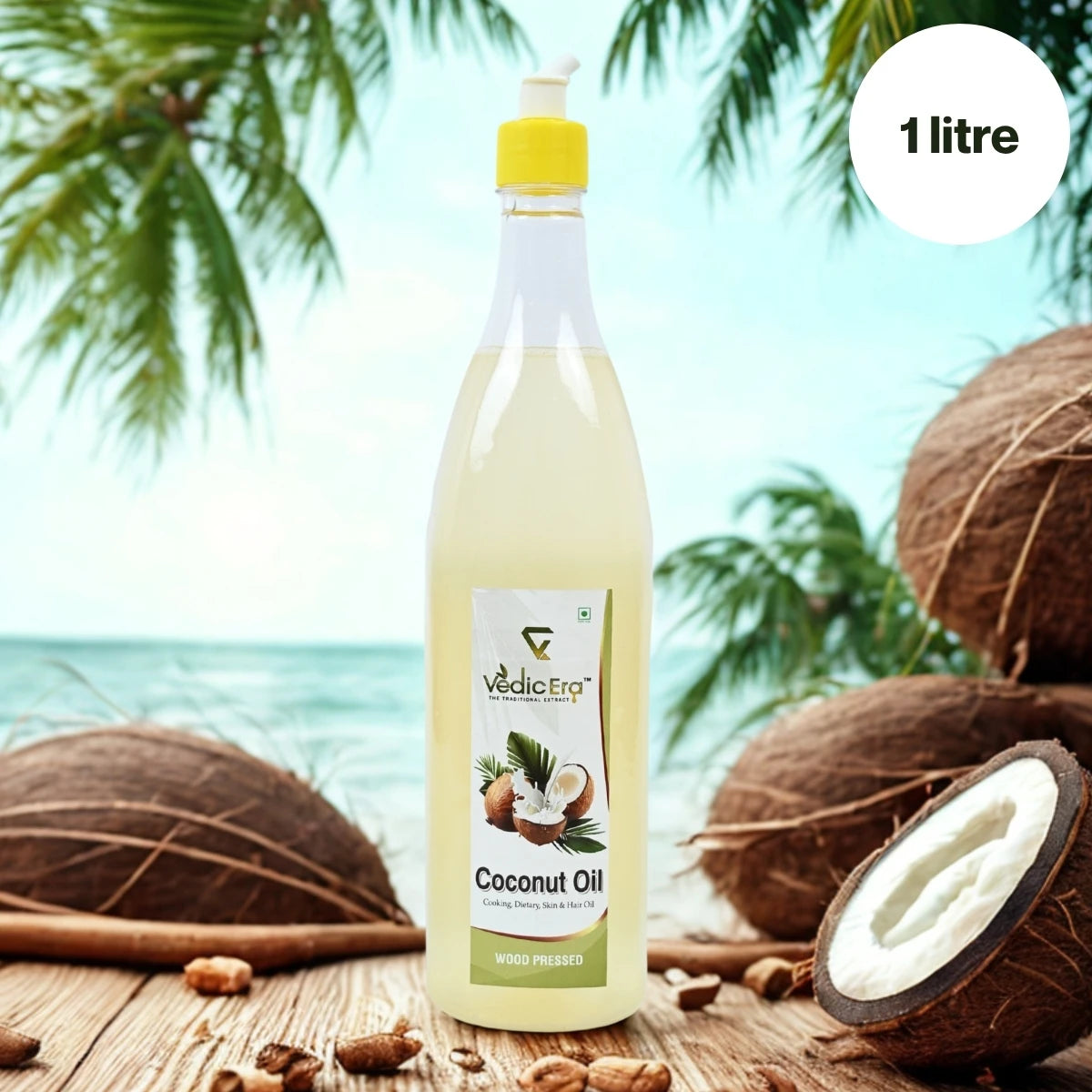 Wood Pressed Coconut Oil