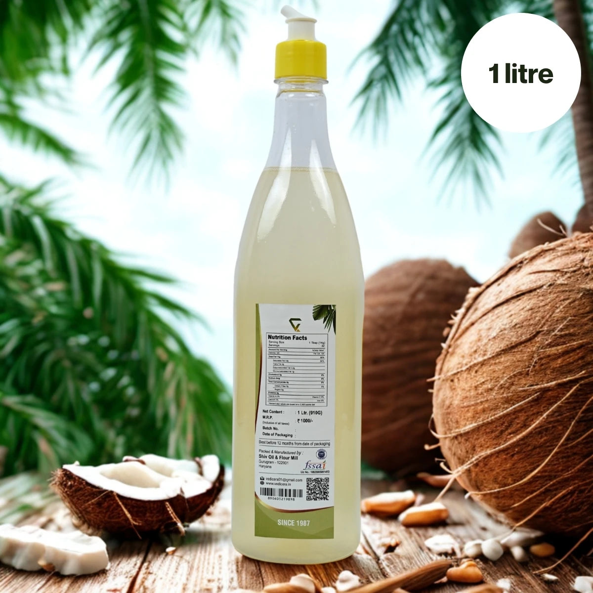 Wood Pressed Coconut Oil