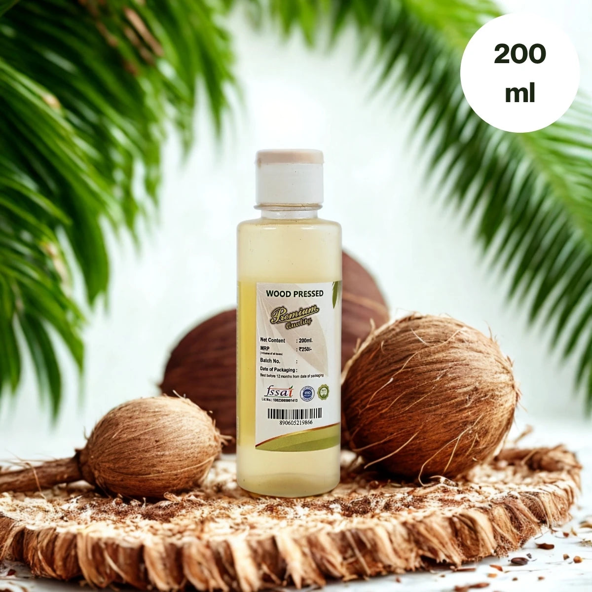 Wood Pressed Coconut Oil