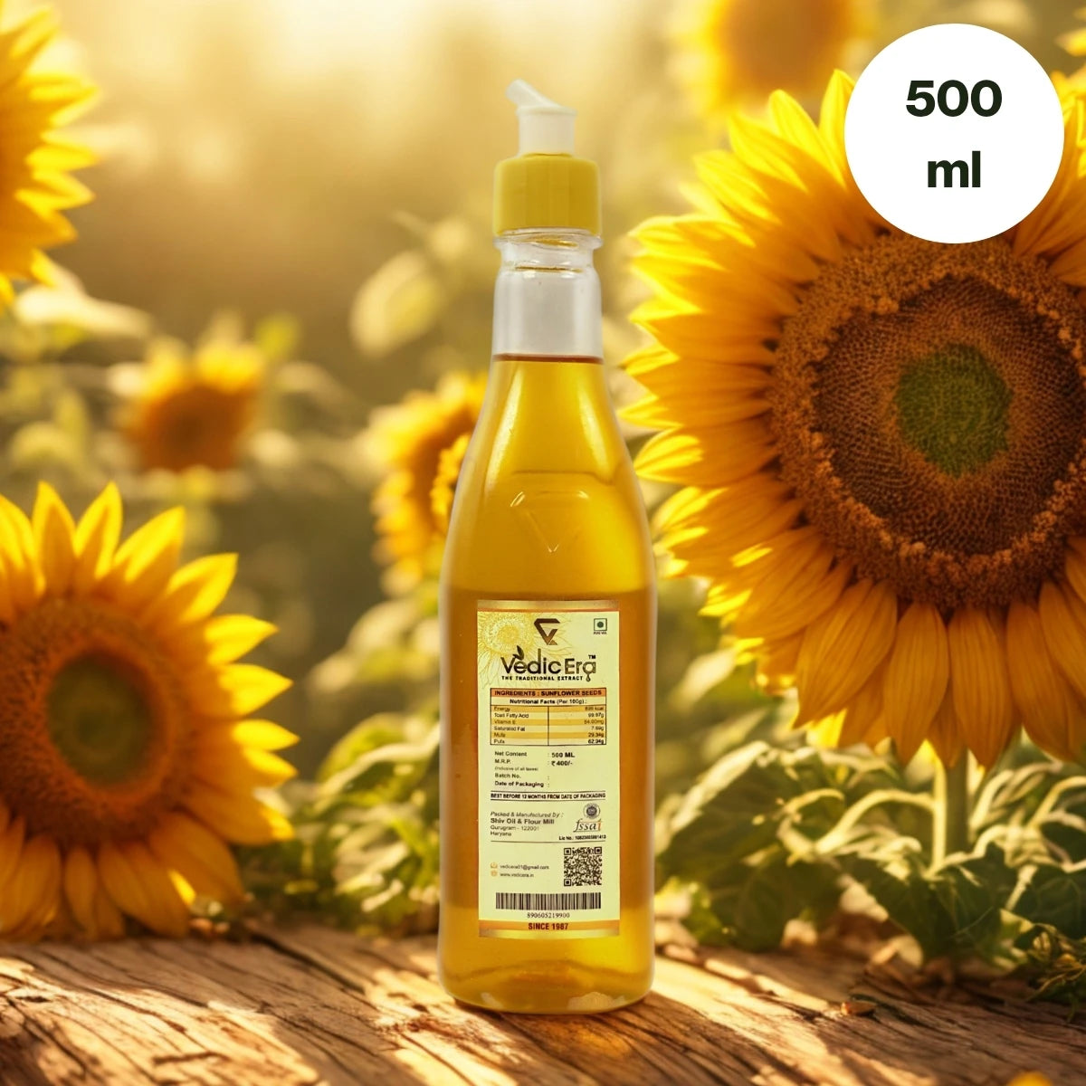 Wood Pressed Sunflower Oil