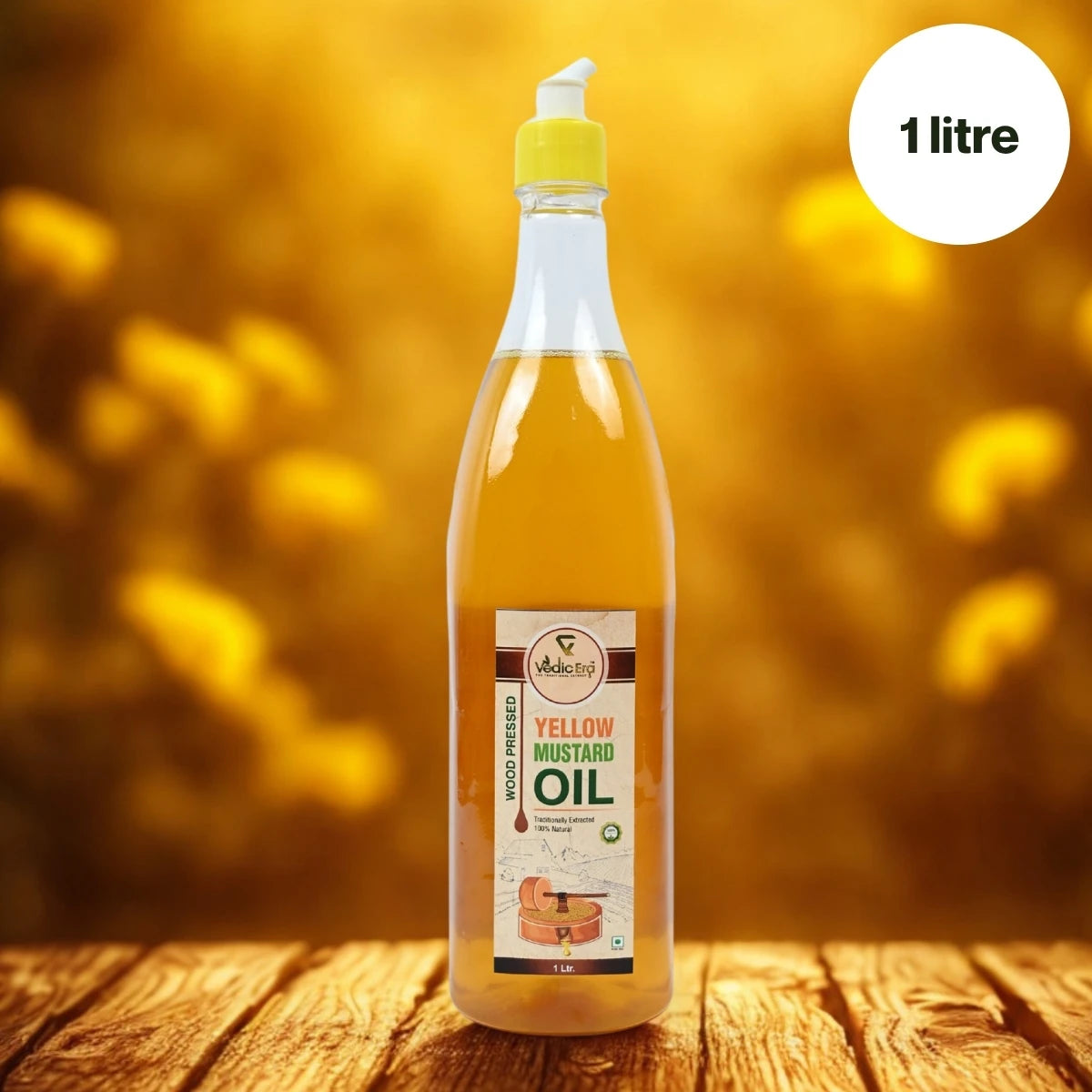 Wood Pressed Yellow Mustard Oil