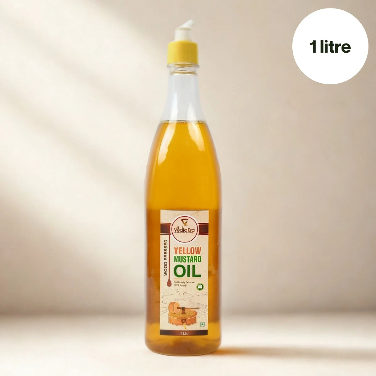 Wood Pressed Yellow Mustard Oil