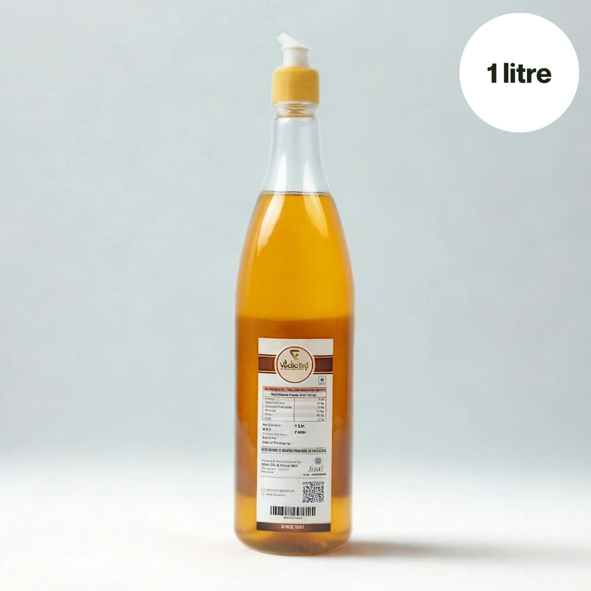 Wood Pressed Yellow Mustard Oil