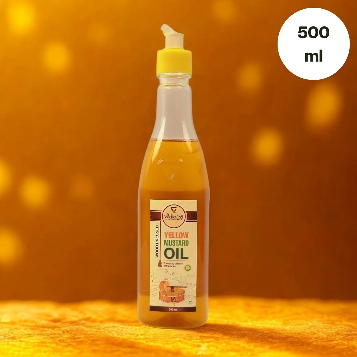 Wood Pressed Yellow Mustard Oil