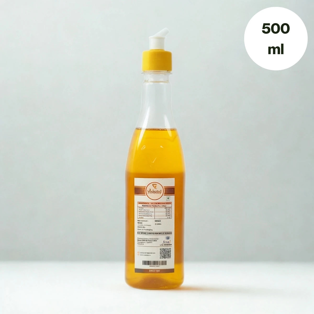 Wood Pressed Yellow Mustard Oil