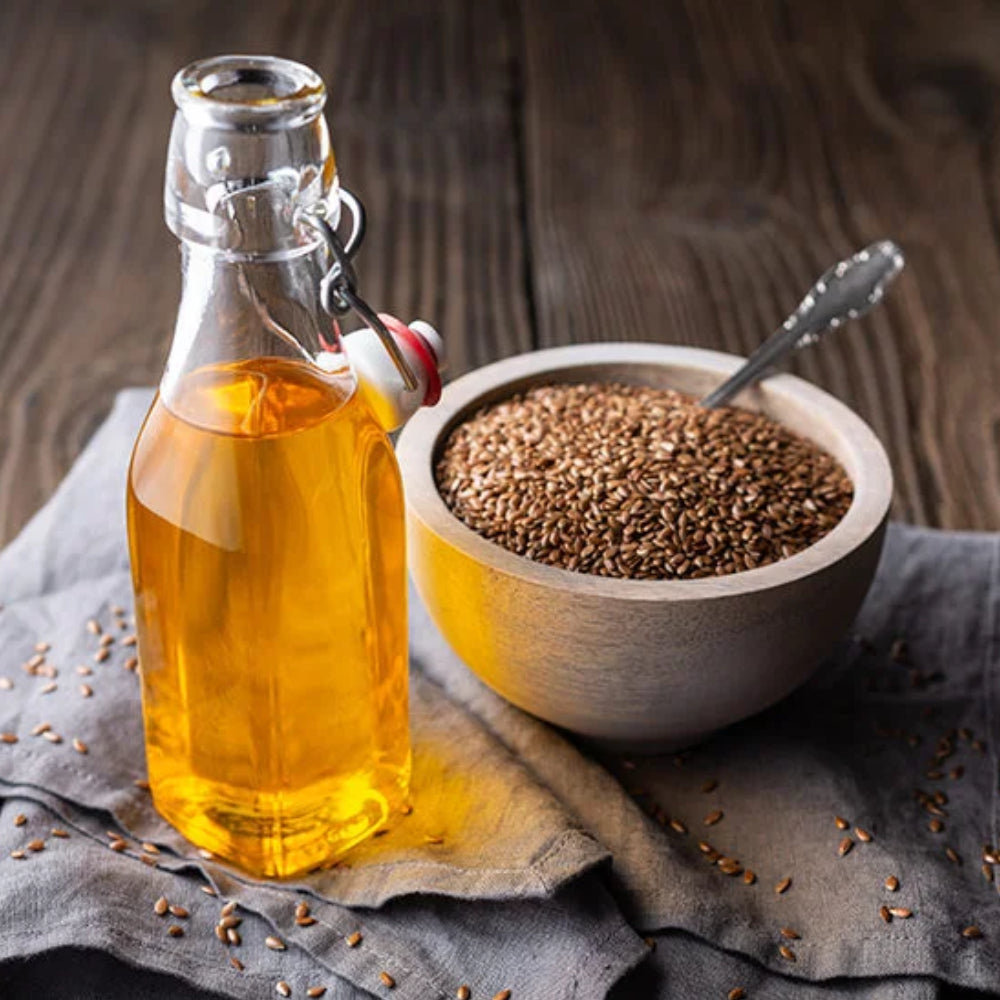 Wood Pressed Flaxseed Oil